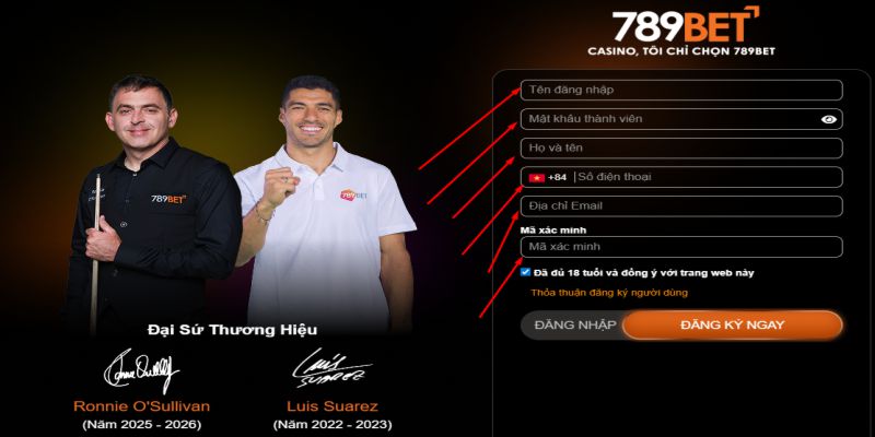 Quy trình đăng ký 789bet từng bước